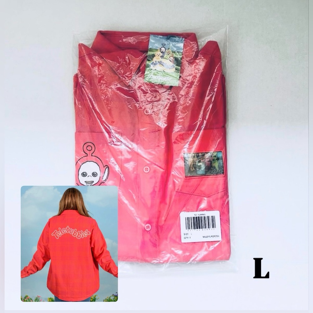 Cakeworthy Teletubbies Po Flannel Unisex Size L